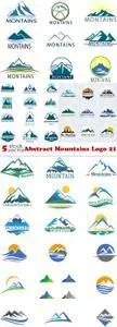 Vectors - Abstract Mountains Logo 21