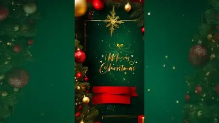 Christmas Greetings 3D Design Instagram Story 49758630