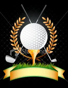 Vector Golf Background