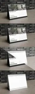 Desk Calendar Mockup BBGWDVU