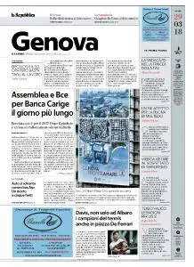 la Repubblica Genova - 29 Marzo 2018