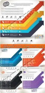 Infographic creative design vector set 98