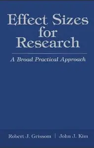 Effect Sizes for Research: A Broad Practical Approach 