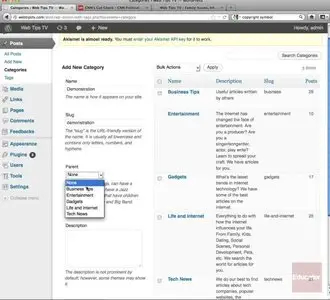Educator.com - Computer Science: WordPress