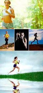 Stock Photo - Running Woman
