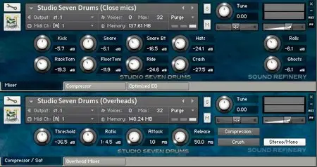 Sound Refinery Studio Seven Drums KONTAKT