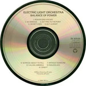 Electric Light Orchestra - Balance Of Power (1986) [Repost]