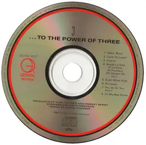 3 - To the Power of Three (1988) [Japan 1st Press, Warner-Pioneer, 32XD-937]