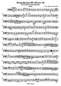 MozartWA - String Quartet KV. 464 (nr. 18)