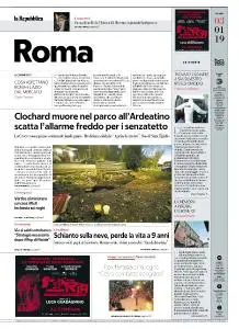 la Repubblica Roma - 3 Gennaio 2019
