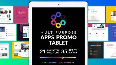 Multipurpose Apps Promo for Tablet - Project for After Effects (VideoHive)