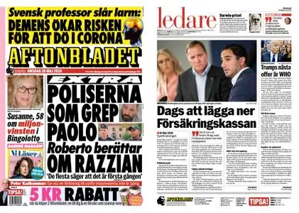 Aftonbladet – 20 maj 2020