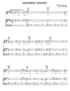 Goodbye apathy - OneRepublic (Piano-Vocal-Guitar)