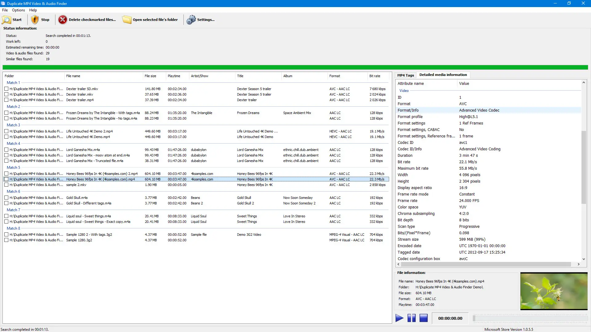 3delite Duplicate MP4 Video & Audio Finder 1.0.14.16 (x64)