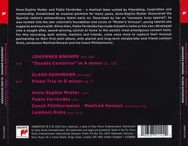 Anne-Sophie Mutter, Pablo Ferrández - Johannes Brahms: Double Concerto;  Clara Schumann: Piano Trio (2022)