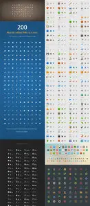 Mini Social Incons Bundle PSD