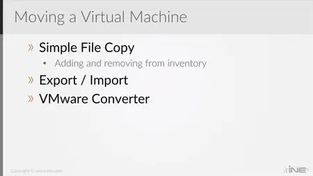 INE - Manage Virtual Machines Using vCenter Serve