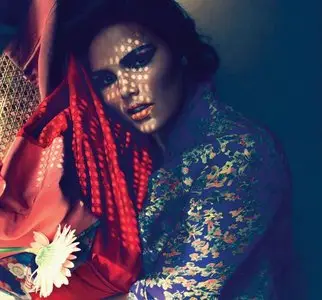 Candice Huffine by Camilla Akrans for Vogue Germany June 2012
