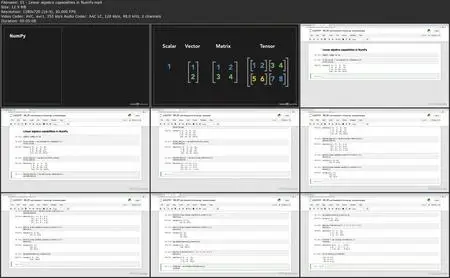 NumPy Essential Training: 2 MatPlotlib and Linear Algebra Capabilities [Repost]