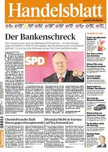 Das Handelsblatt am 25. September 2012
