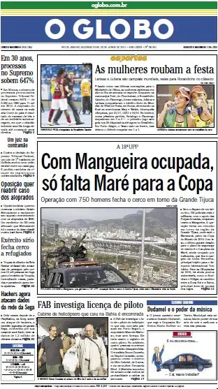 Jornal O Globo - 20 de junho de 2011