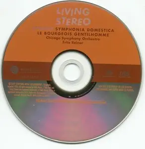 Richard Strauss - Symphonia Domestica/Le bourgeois gentilhomme (Fritz Reiner) [2007] (Redbook Layer Hybrid SACD rip)
