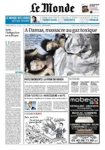 Le Monde du Vendredi, 23. Août 2013