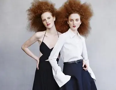 Madison Stubbington & Magdalena Jasek by Victor Demarchelier for Vogue Russia March 2015