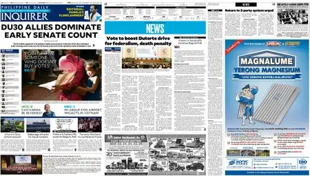 Philippine Daily Inquirer – May 14, 2019