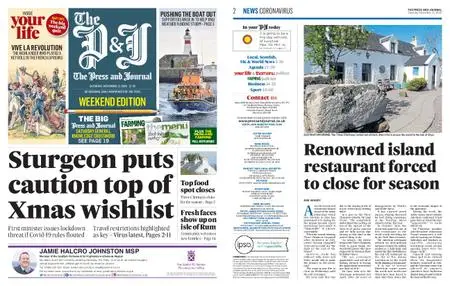 The Press and Journal North East – November 21, 2020