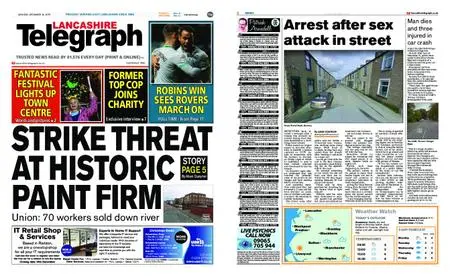 Lancashire Telegraph (Blackburn, Darwen, Hyndburn, Ribble Valley) – December 16, 2019