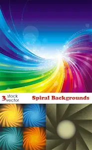 Vectors - Spiral Backgrounds