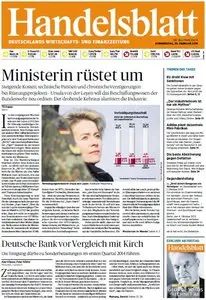 Handelsblatt vom Donnerstag, 20. Februar 2014
