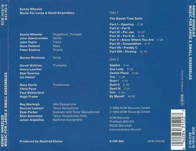 Kenny Wheeler - Music For Large & Small Ensembles (1990) {2CD ECM 1415-16}