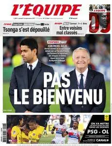 Lequipe du Samedi 16 Septembre 2017