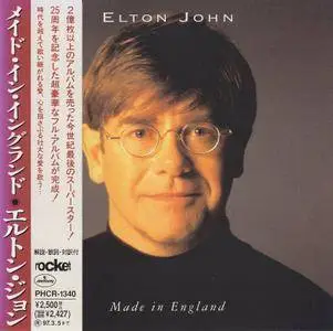 Elton John - Made In England (1995) [Nippon Phonogram PHCR-1340, Japan]