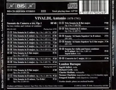 London Baroque, Charles Medlam - Vivaldi: Suonate da Camera a tre (2000)