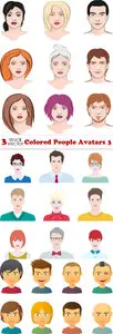 Vectors - Colored People Avatars 3