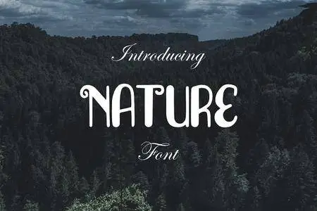 CreativeMarket - Nature Font 2509325