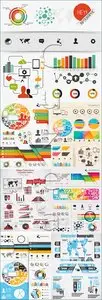 Vector - Infographic figure collection