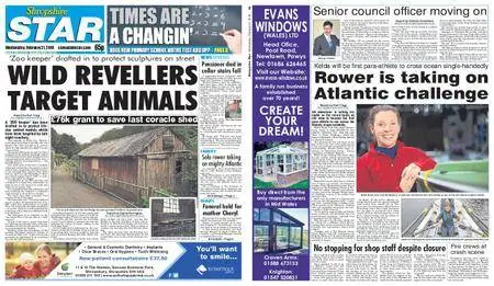 Shropshire Star Shrewsbury Edition – February 21, 2018
