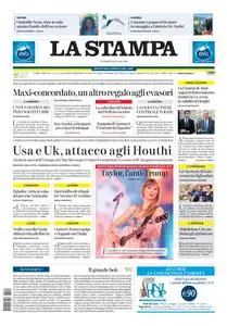 La Stampa Savona - 12 Gennaio 2024