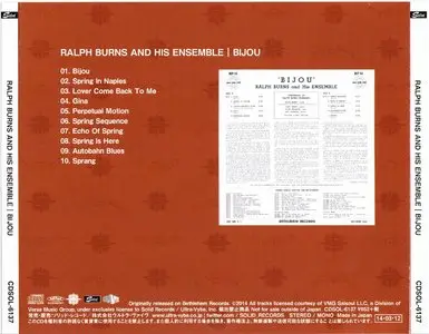 Ralph Burns And His Ensemble - Bijou (1955) {2014 Japanese Bethlehem Album Collection 1000 CDSOL-613}