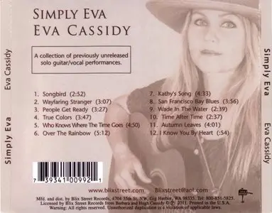 Eva Cassidy - Simply Eva (2011) {G2-10099}