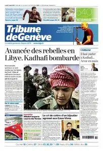 TRIBUNE DE GENEVE  07 Mars 2011