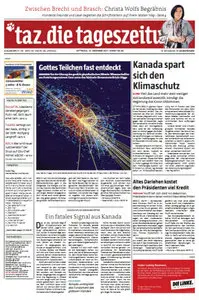 Tageszeitung TAZ vom 14 Dezember 2011