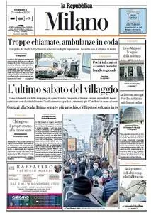 la Repubblica Milano - 25 Ottobre 2020