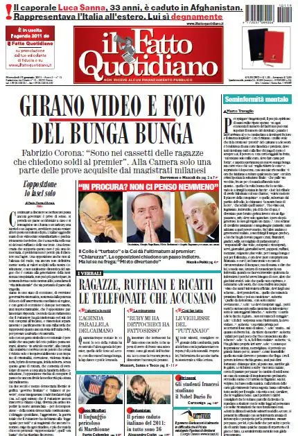 Il Fatto Quotidiano (19-01-11)