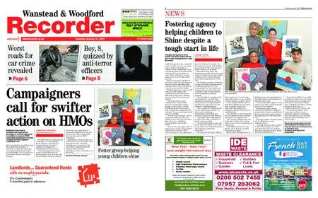 Wanstead & Woodford Recorder – January 10, 2019