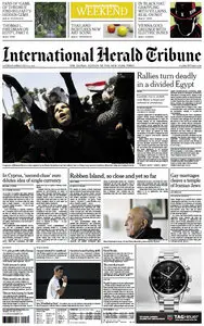 International Herald Tribune - Saturday, 6 July - 2013